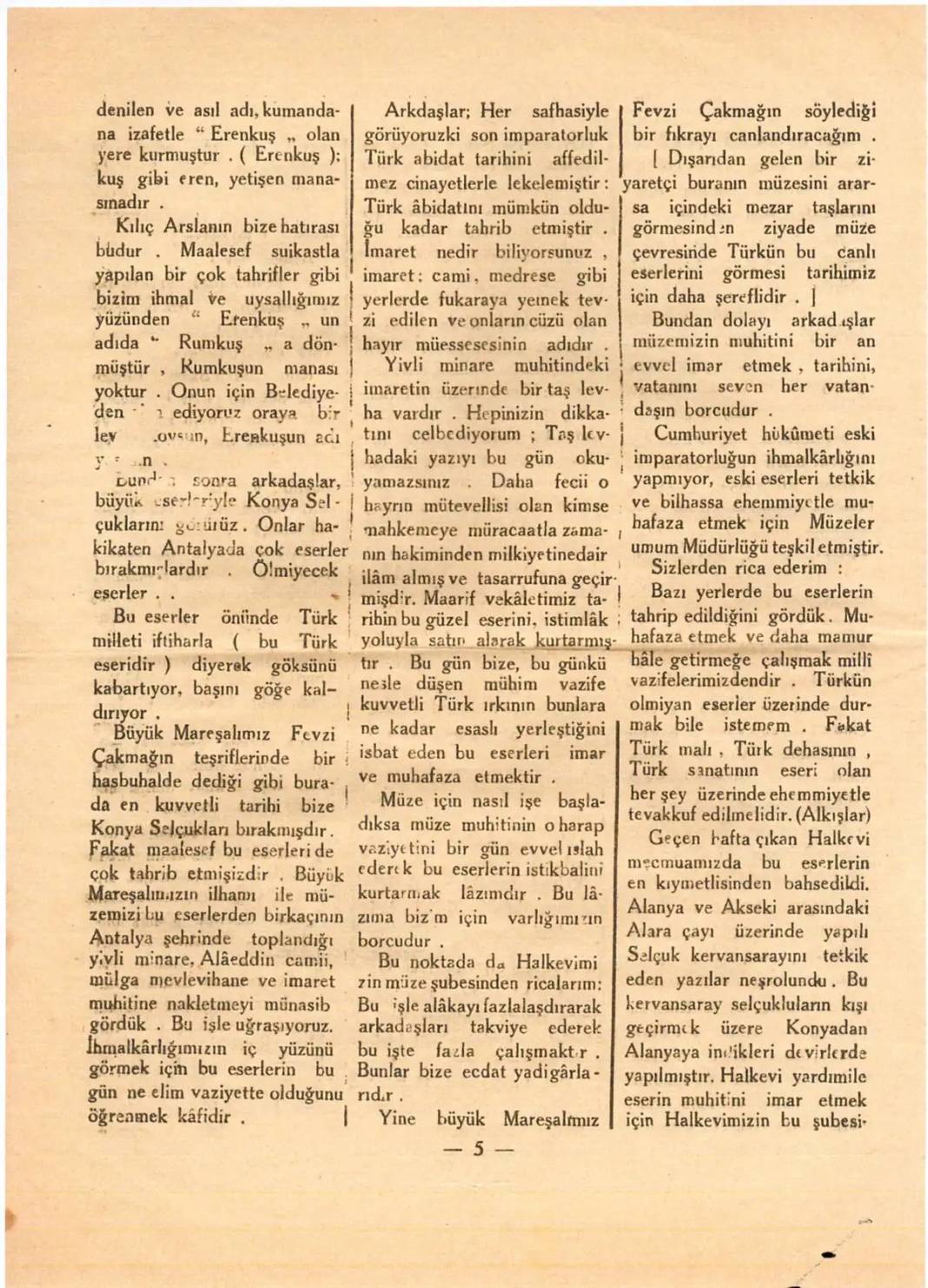 Antalya'nın İlk Milletvekili Mehmet Rasih Kaplan 73. Yıl Önce Vefat Etti 10